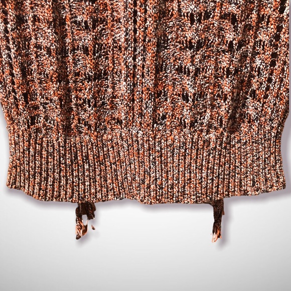 MARCIANO MOIRÉ KNITTED TOP WITH FRINGES - Picture 6 of 10